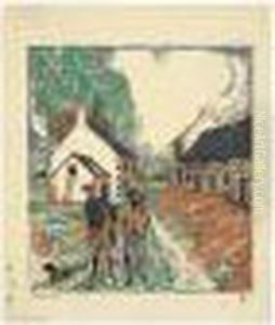 Le Depart Pour La Chasse. Vers 1927. Le Depart Pour La Chasse. Vers 1927.