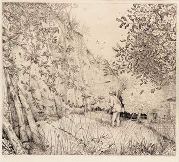 " L'entomologiste " (s. L. 475) Burin. - view 1