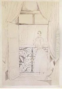 Le Balcon Sur La Mer by Jean Emile Laboureur