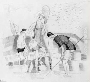 Les Trois Pecheuses. 1929.