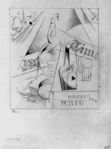 Irish Whisky. 1916. by Jean Emile Laboureur