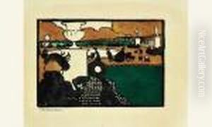 Automne Au Luxembourg. 1898. by Jean Emile Laboureur
