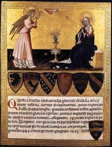 The Annunciation by Giovanni di Paolo