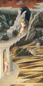 Saint John the Baptist Entering the Wilderness 1455-60
