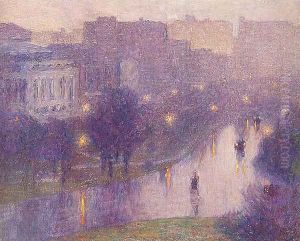 Night Scene- New York City by Edward Henry Potthast