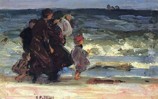 A Family at the Beach - view 1