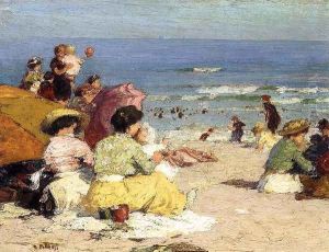 Beach Scene by Edward Henry Potthast