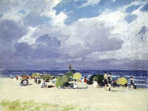 Purple Beach Scene - view 1
