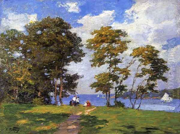 Landscape by the Shore (or The Picnic) - view 1