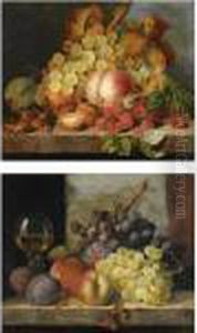 Still Life With Grapes by Edward Ladell