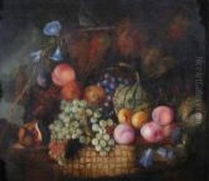 Still Life Of Fruit And Flowers With A Nest Still Life Of Fruit And Flowers With A Nest