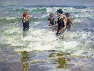 Bathers in the Surf I by Edward Henry Potthast
