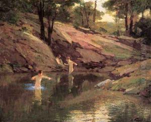 The Swimming Hole by Edward Henry Potthast