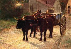 The Ox Cart by Edward Henry Potthast