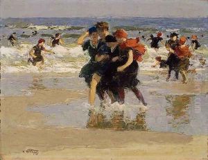 At the Seaside 3 by Edward Henry Potthast