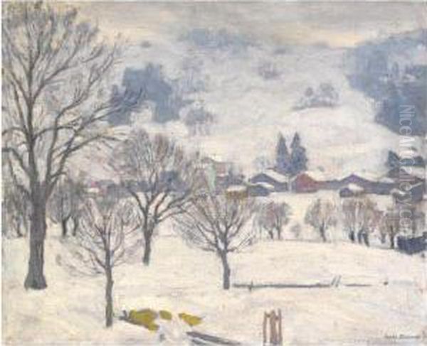 Snowy Village - view 1