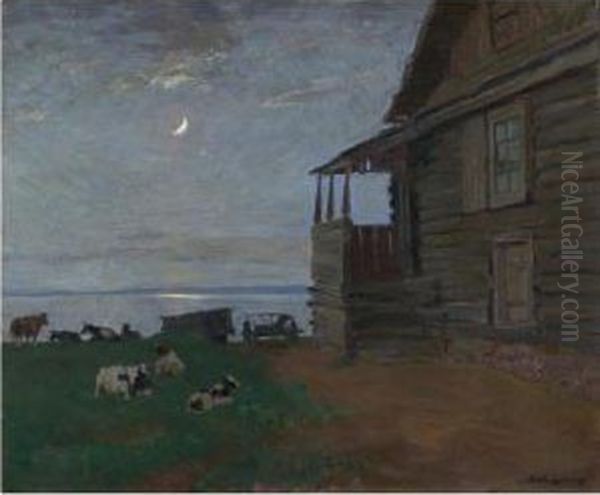 Village At Night - view 1