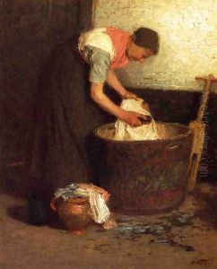 The Washerwoman by Edward Henry Potthast