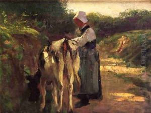Grazing by the Roadside by Edward Henry Potthast