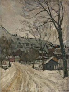 Street Scene by Arnold Borisovic Lakowskij