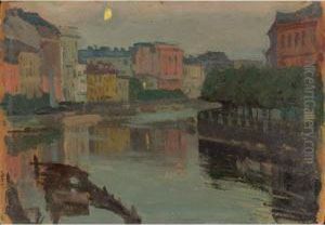 View Of St. Petersburg by Arnold Borisovic Lakowskij