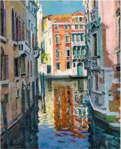 View Of Venice by Arnold Borisovic Lakowskij