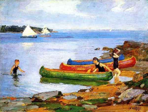 Canoeing 2 - view 1