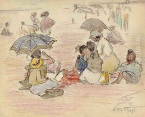 A Day at the Beach 2 by Edward Henry Potthast