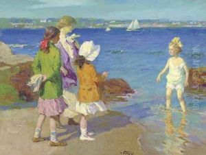 The Water's Fine by Edward Henry Potthast