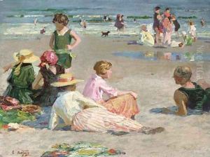 Manhattan Beach by Edward Henry Potthast