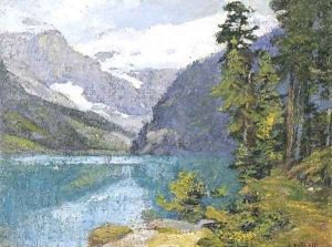 Lake Louise, British Columbia by Edward Henry Potthast