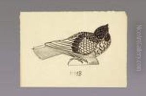 Motif Decoratif < Moineau > by Rene Lalique