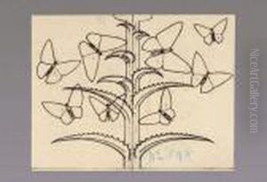 Candelabre < Papillons > Candelabre < Papillons >