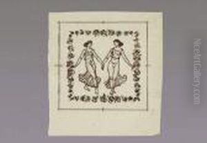 Boite Carree < Deux Figurines > by Rene Lalique