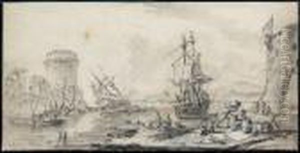Scene De Port - view 1