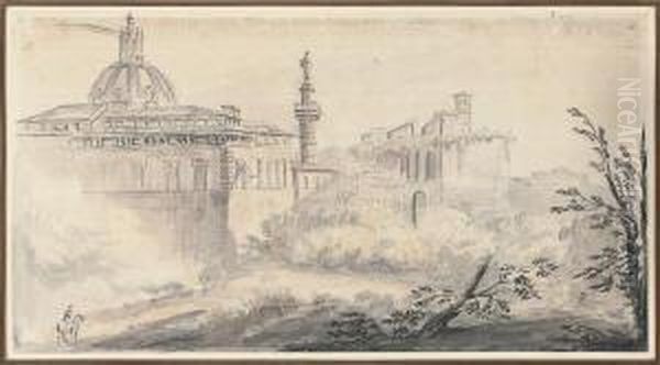 A View Of Rome From The Palatine Hill - view 1