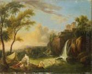 Paysage Aux Baigneuses
