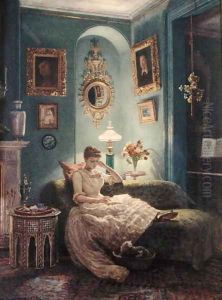 An Evening at Home, 1888