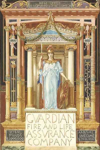 Design for the Guardian Fire and Life Assurance Company - view 1
