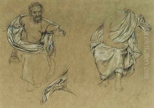 Three studies for the Grill Room of the South Kensington Museum
