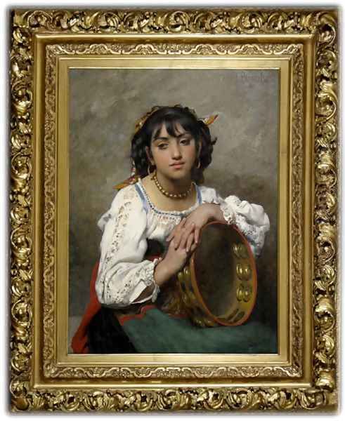 The Tambourine Girl - view 1