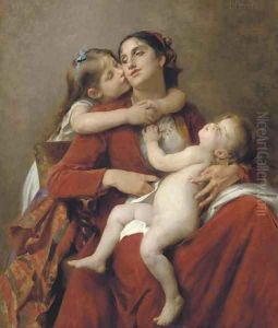 Maternal Love by Leon-Jean-Basile Perrault