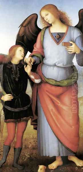 Tobias with the Angel Raphael 1500-05 - view 1