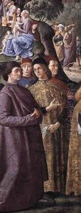 Baptism of Christ (detail-2) c. 1482 by Pietro Vannucci Perugino