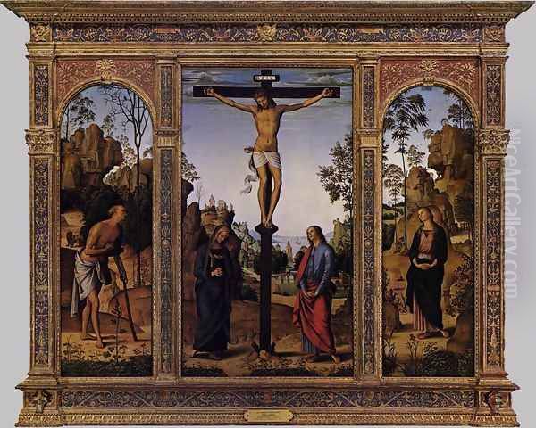 The Galitzin Triptych 1481-85 - view 1