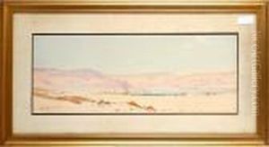 Desert Landscape by Augustus Osborne Lamplough