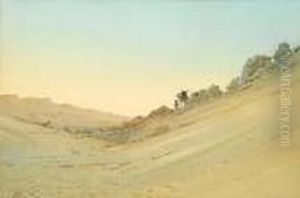 Desert Scene by Augustus Osborne Lamplough