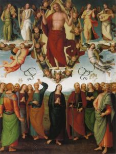 The Ascension of Christ 1496-98 by Pietro Vannucci Perugino