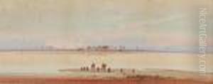Camel Train By The Nile by Augustus Osborne Lamplough