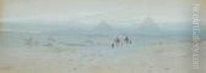 The Pyramids From The Desert The Pyramids From The Desert